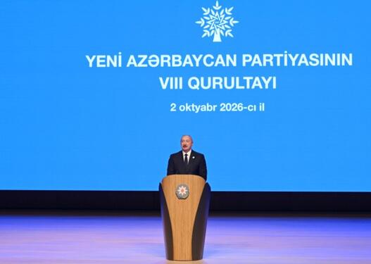 Prezidentin sosial şəbəkə hesablarında YAP-ın VIII Qurultaydakı çıxışı ilə bağlı videoçarx paylaşılıb