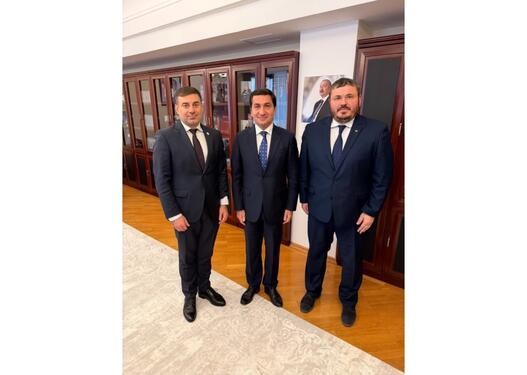 Hikmət Hacıyev Ukrayna Ombudsmanı ilə görüşüb, humanitar məsələlər müzakirə olunub